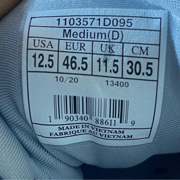 Brooks Glycerin GTS 19 Quarry Gray Blue Running Sneakers 12.5 - Picture 8 of 8